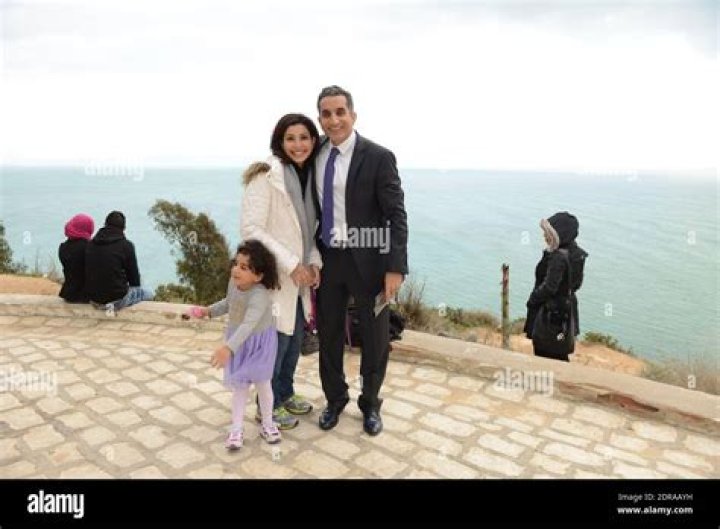 Bassem Youssef Children: Daughter Nadiya And Son Adam With Wife