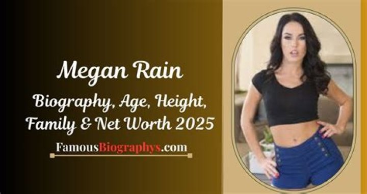 Megan Rain Wikipedia Biography Age