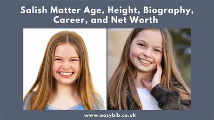 Salish Matter – Wiki, Bio, Age, Height, Net Worth, Parents ·